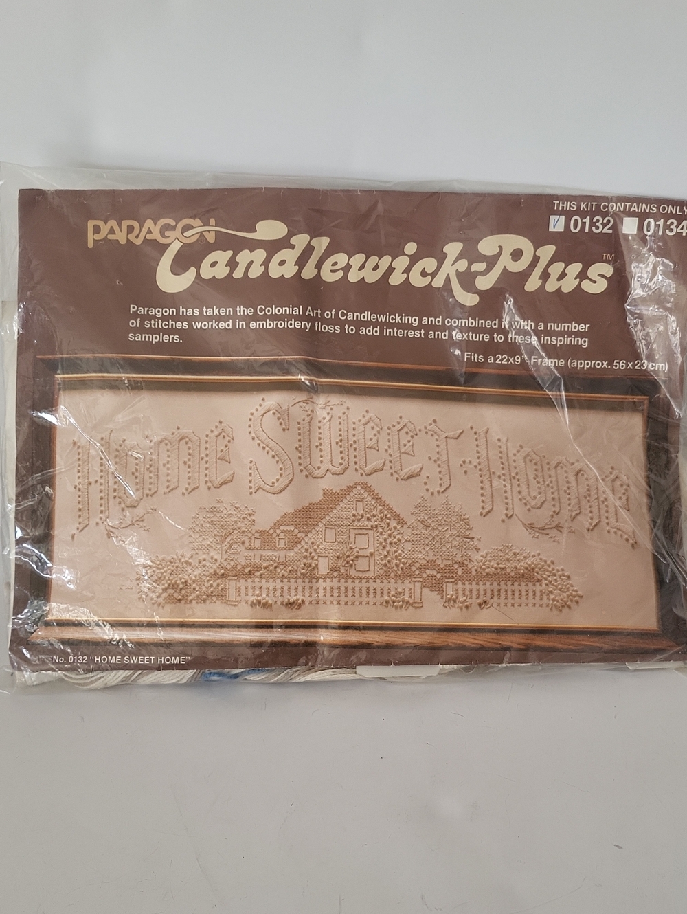 Vtg 1982 Paragon Candlewick-Plus Kit 0132 Home Sweet Home New
